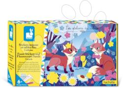 Janod Midi kreatív készlet Hab matricák és világító homok Fluorescent Sand Foam Stickers Atelier Janod 3 ábra 6 évtől J09166 (J09166)