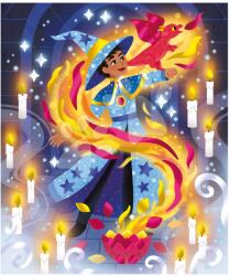 Janod Mini kreatív készlet csillogó képek Varázsiskola Magic School Atelier Janod 7 évtől J07732 (J07732)