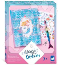 Janod Titkos jegyzetfüzet lakattal Mágikus óceán Secret Notebook Magic Ocean Janod tollal 96 oldal 7 évtől J09109 (J09109)