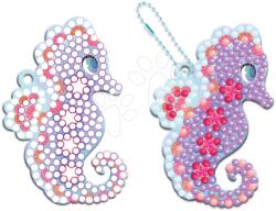 Janod Midi kreatív készlet Mágikus óceán Magic Ocean Diamond Key Rings Atelier Janod csillámos képek kristályokkal 700 mini kavics 7 évtől J07793 (J07793)