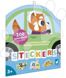 Janod Matricák Közlekedési eszközök Vehicles Stickers Janod 200 drb J09196 (J09196)