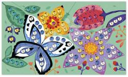 Janod Midi kreatív készlet Flitter gyönyörű kert Sequin Art Wonderful Garden Atelier Janod 3 db öntapadós kép 5 éves kortól J07946 (J07946)