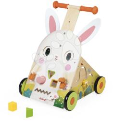 Janod Fa járássegítő Nyuszi Rabbit Baby Walker Janod többfunkciós 12 hó-tól (J03326)