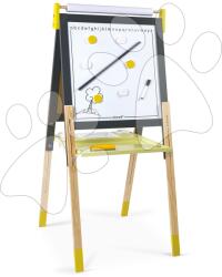 Janod Fa mágneses tábla Adjustable Board Janod kétoldalú állítható sárgás-szürke 14 kiegészítővel J09630 (J09630)