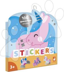 Janod Matricák Egyszarvúak Unicorns Stickers Janod 100 drb J09190 (J09190)