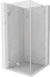Mexen Lunar-F сгъваема душ кабина лява 95 x 80 см, прозрачна, матиран никел - 836-095-080-97-00-L (836-095-080-97-00-L)
