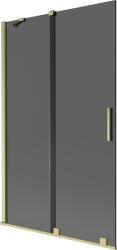 Mexen Velar параван за вана 2-крилен плъзгащ се 110 x 150 cm, графит, златен матов - 896-110-000-41-55 (896-110-000-41-55)