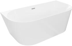 Mexen Oval Slim свободностояща вана до стената 170 x 80 см, бяла, хромиран (52661708000-01)