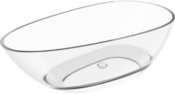 Mexen Glass прозрачно свободностояща вана 170 x 85 см, хромиран отвор - 58061708508 (58061708508)