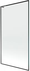 Mexen Next L преграда за вана 1-крило 100 x 150 cm, черна рамка, gun metal - 895-100-000-03-70-95 (895-100-000-03-70-95)