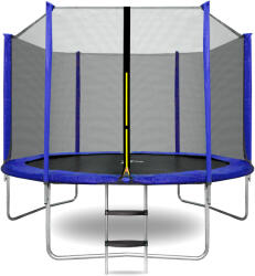 AGA Trambulin külső védőhálóval 250 cm AGA SPORT TOP MRT1008B + létra - Kék (K14698-CO)