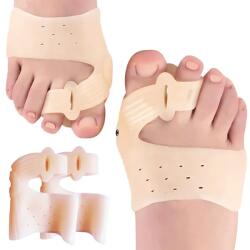  Hallux valgus szilikon lábujj elválasztó mágnessel, 2 db, univerzális (15955)