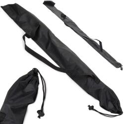 Nylon vállpántos botzsák nordic walking/trekking botokhoz, 70×12 cm, fekete (14045)