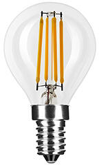 Modee E14 LED izzó Retro filament (4W/360°) Kisgömb - meleg fehér (ML-G45F2700K4WE14)