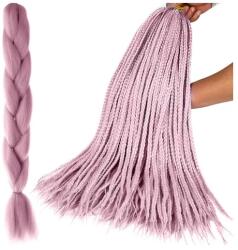 Soulima Szintetikus hajfonat, rózsaszín, 60 cm, hőálló műszál (00010346)
