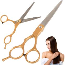Fodrász olló, professzionális, rozsdamentes acél, 16 cm - éles, ergonomikus (01857)