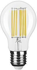 Modee E27 LED izzó Retro filament (10W/360°) Körte - meleg fehér (ML-A67F2700K10WE27)