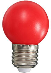 MENTAVILL Színes LED lámpa E27 (1W/200°) Kisgömb - piros (270501)