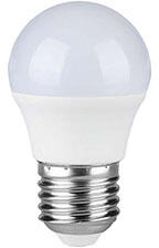 V-TAC E27 LED lámpa (4.5W/180°) Kisgömb - természetes fehér, PRO Samsung ( 21175)