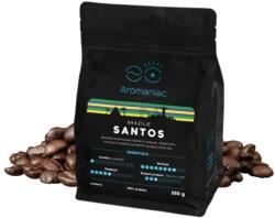 Aromaniac Cafea aromată proaspăt prăjită Brazilia Santos boabe 250 g