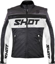 Shot Jachetă Softshell Shot Softshell Lite negru și alb (SHOA08-15B1-B04) - motozem - 664,10 RON