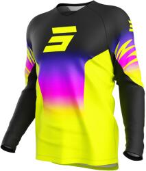 Shot Tricou motocross copii Shot Draw X-Trem galben fluo (SHOA06-12D1-CK2)