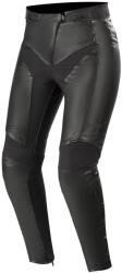 Alpinestars Pantaloni de motocicletă din piele de damă Alpinestars Stella Vika V2 negri (AIM111-179)