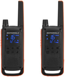 Motorola TLKR T82 adóvevő pár, 10km, 16 PMR csatorna, 121 csatorna, iVOX, IPX 4, ~18 óra üzemidő (TLKR-T82)