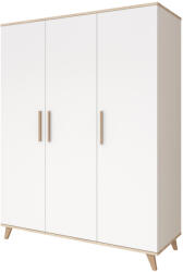Faktum szekrény Flip White and Oak 3 osztású