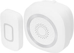 Somogyi Elektronic DB 1601DC vezeték nélküli csengő, 160m hatótáv, 60 dallam, 3-fokozatú hangerő és némítás, kapcsolható fényjelzés, elemes tápellátás (DB-1601DC)