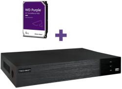 Techson TCR I41 S08-XF 8 csatornás IP rögzítő + 4 TB HDD (TCRI41S08XF_4TB_HDD)