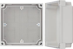 Pulsar ABS doboz, 170x170x110mm, szerelőlappal (dobozAWB171711)