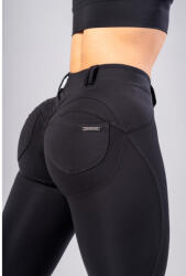 Nebbia Bubble Butt Pants 2.0 MAXIMUM PUSH-UP 306 fekete, XS