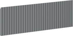 Mexen Rivel elülső bordázott fürdőszobai szekrény testhez 70 x 20 cm, grafit matt - 91A20-0700-235-1-66 (91A20-0700-235-1-66)