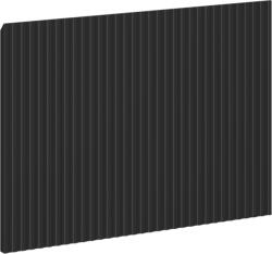 Mexen Rivel barázdált előlap fürdőszobaszekrényhez 45 x 43, 5 cm, fekete matt - 91A20-0450-470-1-71 (91A20-0450-470-1-71)