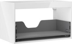 Mexen Box-A 80 cm-es mosdószekrény korpus, 1 fiók, fényes fehér - 91AX0-0800-470-1-00 (91AX0-0800-470-1-00)