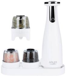 Adler Râșnițe electrice Adler AD 4449, 3 buc, 150 ml, USB, Li-Ion 1500mAh, lamă ceramică - Alb
