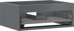 Mexen Box-A szekrény korpus mosdó alá 60 cm, 1 fiók, matt grafit - 91AX0-0600-235-1-66 (91AX0-0600-235-1-66)
