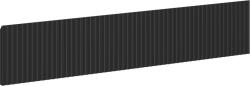 Mexen Rivel bordázott előlap fürdőszobai szekrénytesthez 100 x 20 cm, fekete matt - 91A20-1000-235-1-71 (91A20-1000-235-1-71)