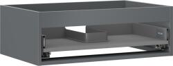 Mexen Box-A szekrény korpus 70 cm, 1 fiók, matt grafit - 91AX0-0700-235-1-66 (91AX0-0700-235-1-66)