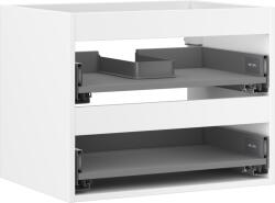 Mexen Box-A mosdószekrény korpus 60 cm, 2 fiók, fehér matt - 91AX0-0600-470-2-01 (91AX0-0600-470-2-01)