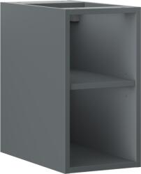 Mexen Box-A nyitott szekrény polccal 25 cm, grafit matt - 91AX2-0250-470-0-66 (91AX2-0250-470-0-66)