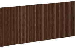 Mexen Rivel elülső barázdált fürdőszobai szekrénytesthez 120 x 43, 5 cm, dió - 91A20-1200-470-1-86 (91A20-1200-470-1-86)
