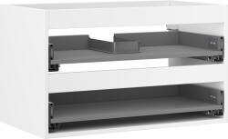 Mexen Box-A mosdószekrény korpus 80 cm, 2 fiók, fehér matt - 91AX0-0800-470-2-01 (91AX0-0800-470-2-01)