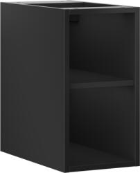 Mexen Box-A nyitott szekrény, polccal, 25 cm, fekete matt - 91AX2-0250-470-0-71 (91AX2-0250-470-0-71)