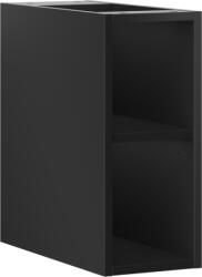 Mexen Box-A nyitott szekrény polccal 20 cm, fekete matt - 91AX2-0200-470-0-71 (91AX2-0200-470-0-71)