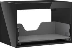 Mexen Box-A mosdószekrény korpus 70 cm, 1 fiók, fekete fényes - 91AX0-0700-470-1-70 (91AX0-0700-470-1-70)