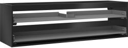 Mexen Box-A mosdószekrény korpus 160 cm, 2 fiók, fekete matt - 91AX0-1600-470-2-71 (91AX0-1600-470-2-71)