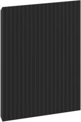 Mexen Rivel elülső barázdált rész fürdőszobai szekrénytesthez 30 x 43, 5 cm, fekete matt - 91A21-0300-470-1-71 (91A21-0300-470-1-71)