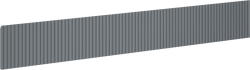 Mexen Rivel barázdált előlap fürdőszobai szekrény testhez 160 x 20 cm, grafit matt - 91A20-1600-235-1-66 (91A20-1600-235-1-66)